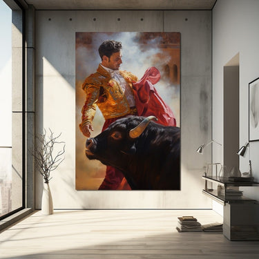 Tableau Taureau Torero